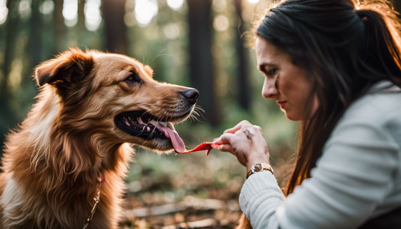 A dog scratching its inflamed ear in a natural outdoor environment, photographed in high resolution. A dog scratching its inflamed ear in a natural outdoor environment, photographed in high resolution.